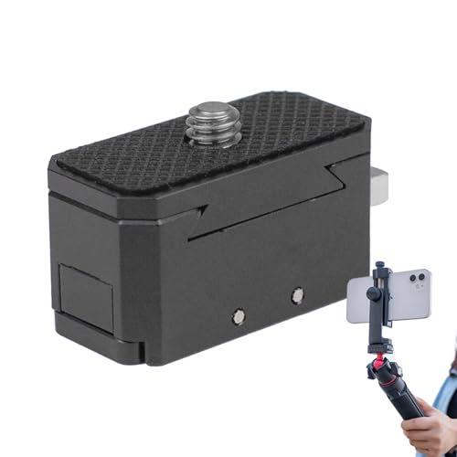 Placa de liberación rápida con soporte adaptador estable para fotografía y radiodifusión