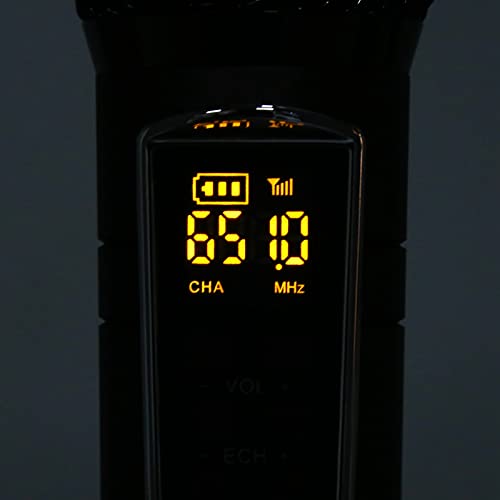 Garsentx Máquina de karaokê, Bluetooth 4.2 duplo microfone portátil para karaokê sem fio, máquina de