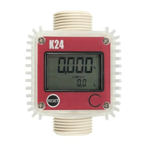 Flow Sensor Meter Digital Pipeline Water Flow K24 Digital LCD Flow Tester Flow Metere