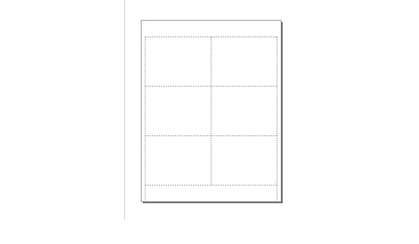Blank Name Badge Inserts, Print-Ready on 8.5