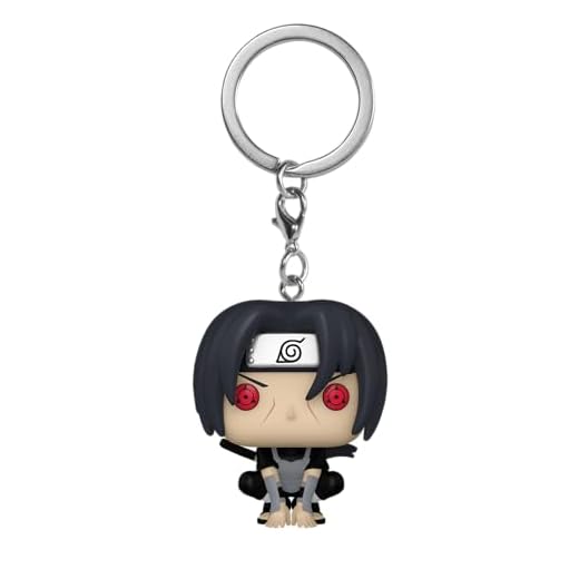 Funko Pop! Keychain: Naruto - Itachi Uchiha - (Moonlit) - Minifigura de Vinilo Coleccionable Llavero Original - Relleno de Calcetines - Idea de Regalo- Mercancia Oficial - Anime Fans - Minifigura