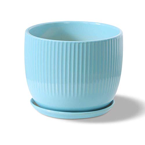 AOLI Extra große Keramik Blumentopf Sukkulenten Topfpflanzen Topf Keramik...