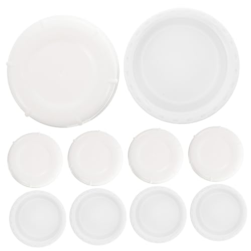 ERINGOGO 10Pcs Bottle Sealing Caps Durable Lids for Milk Bottle Replacement Leak Design for Freshness Easy to Use Sealing Discs