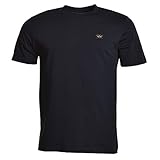 100% Jersey Baumwolle Paul and Shark Herren Crew-Nacken-T-Shirt Schwarz L