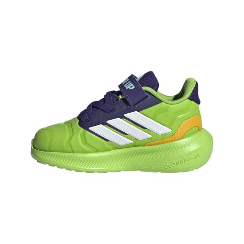 Image of adidas Baby Marvel Run Falcon 5 Elastic Lace & Strap Shoe