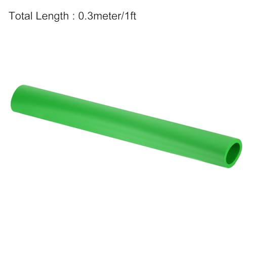 Image of uxcell Foam Tubing for Handle Grip Support,28mm(1 1 /8 inch) ID 38mm(1 1 /2 inch) OD 0.3 Meter /1ft Length Green