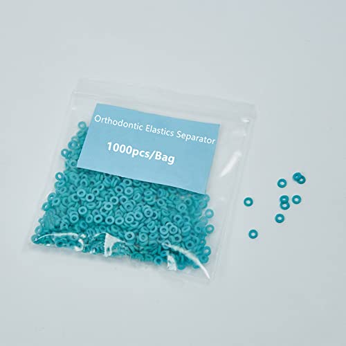 Orthodontic Elastics Separator Dental Orthodontic Separator Tie Elastic Band Force Continuous (1000Pcs/Bag) #TOP4