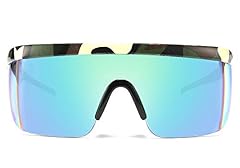 Camouflage Frame Green Mirrored Lens