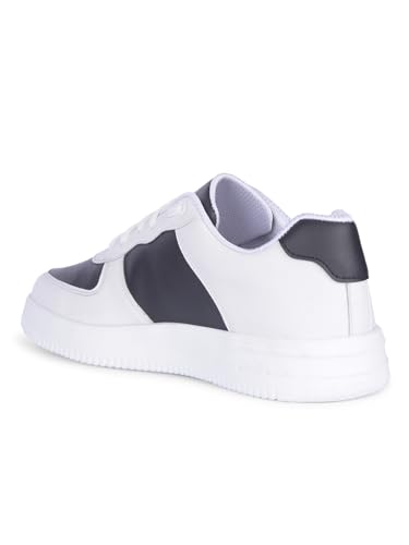 Image of Liberty LEAP7X Black Sporty Casual Sneakers for Men