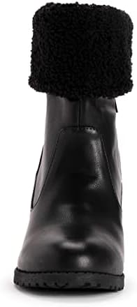 MUK LUKS Women's Lacy Lily Boots, Black, 9.5 | Image 1