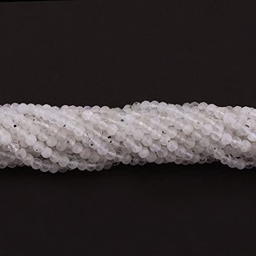 Perles en labradorite blanche 3mm pour créer vos bijoux bohèmes et colliers d'été faits main
