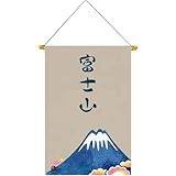 Dianzan Japanische Hängefahne Fuji-Berg Und Glückskatzenmotiv, Sushi-Restaurant-wimpelkette, Wandbanner Für Sushi-läden, Zakaya-Flagge, Restaurantdekoration