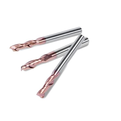 Image of NZ 2 Flute 1 /8 inch Square End Mill Set with TiSiN Coating, 5pcs | Milling Cutter HRC55 for Machining Hardened Steel, Titanium Alloy, Alloy Steel, Cast Iron