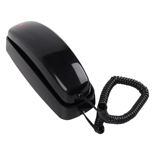 Tsophreniq Teléfono de escritorio de los años 90 con teclado brillante y sonido de 110 dB para usuarios mayores, decoración de llamadas, teléfono