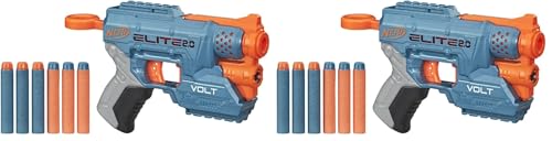 Nerf Elite SD-1 Blaster de 2,0 voltios con 6 Dardos y rieles de Paso, Juguete para Interior y Exterior, Alcance de hasta 27 Metros, Ampliable con Accesorios, para niños a Partir de 8 años