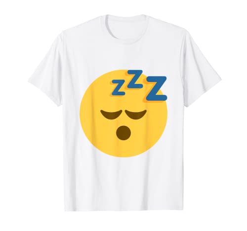 Emoticon Dormire Russare Zzz Sonno Viso Maglietta