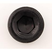 HandsOn 0.50 in. Allen Pipe Plug - Black