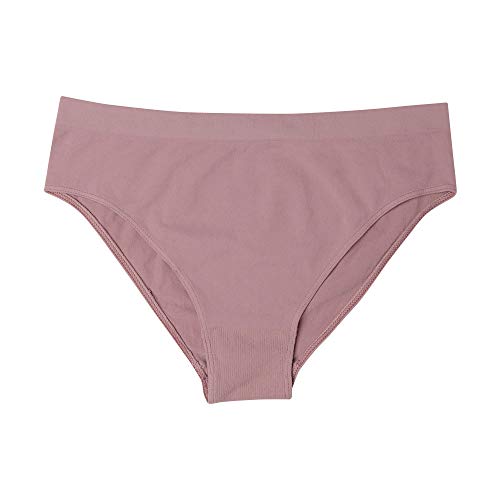 Calcinha Cintura Alta Micr Sem Costura, She, Feminino, Rosa Queimado, GG