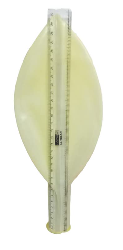 Image of Rk Balloons Big Size 36 Inch Jumbo Giant Balloons For Birthday, Anniversary, Engagement, Baby Shower, Welcome Party & All Festivals (Pack of 2, Transparent)