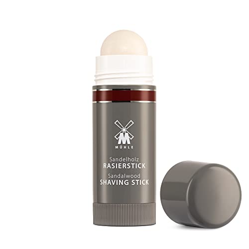 MÜHLE Shaving Soap Stick - foaming shaving soap with sandalwood - warm & sensual - 35g
