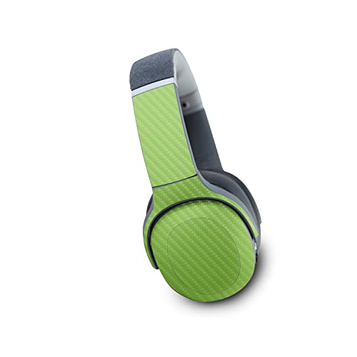 Image of MightySkins Carbon Fiber Skin Compatible with Skullcandy Crusher Evo Wireless - Solid Lime Green | Protective, Durable Textured Carbon Fiber Finish | Easy to Apply