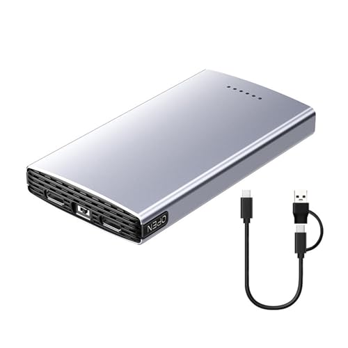 Rebellious NVMe - Carcasa para adaptador de discos sólidos, compatible con 2 discos duros con 20 Gbps de velocidad rápida, instalación sin herramientas