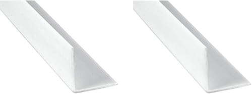 Prime-Line Protectores de esquina de vinilo y protectores de esquina perforados (paquete de 6 + 5 unidades)