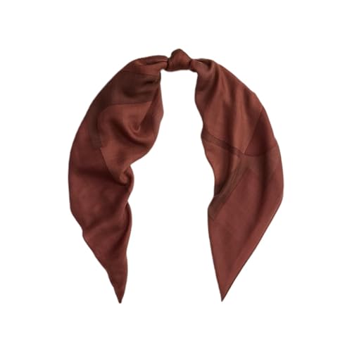 LAUREN BY RALPH LAUREN Square Scarf Wool Silk Jacquard with Logo