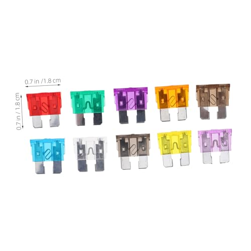 Kit de fusibles mini Alipis 50 piezas para automóviles, camiones, motos y RVs, fácil instalación para sistemas eléctricos variados miniatura 2