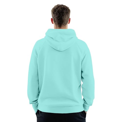 Men's Casual Hoodies Long Sleeve Hooded Sweatshirt Casual Basic Essential Drawstring Pullover Hoodie With Pocket3