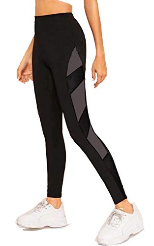 Neu Look Gym wear Leggings Ankle Length Workout Tights | Stretchable Sports Leggings | Sports Fitness Yoga Track Pants for Girls & Women