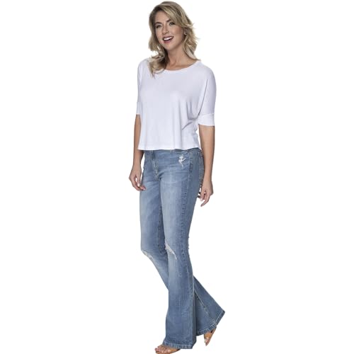 Blusa básica manga dupla Branca (M)