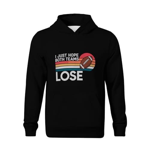 Kids I Just Hope Both Teams Lose Women Or Men Funny Football Boys Girls Lightweight Kangaroo Pocket Fleece Hoodies2