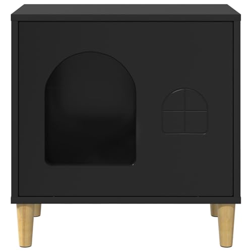 Maison pour chat intérieur meuble niche moderne rectangulaire - 6