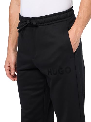 HUGO Men's Tonal Logo Cotton Sweatpants3