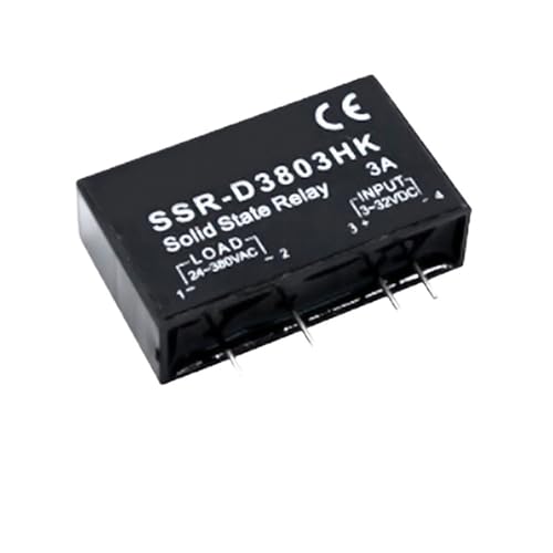 Relais statique SSR-D3808HK 8A CC/CA pour contrôle de puissance précis en lot de 5 pièces