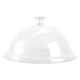 EXHUMKY Acryl Runde Lebensmittelabdeckung Transparenter Isolierender Food Tent für Brot Dessert Teller Abdeckung Küchenzubehör Vielseitig Einsetzbar für Heim und Gastronomie