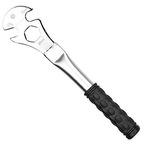 Xiuganpo Bicycle Pedal Wrench 3 in 1 Bike Repair Tool 15mm 24mm