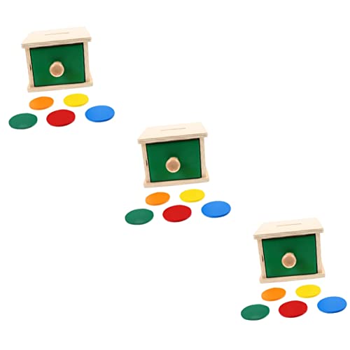 Totority 3 Juegos De Ayuda Didáctica Moneda Juguetes para Niños Juego para Niños Juguete De Entrenamiento Auditivo para Niños Juguete Educativo para Edades Tempranas