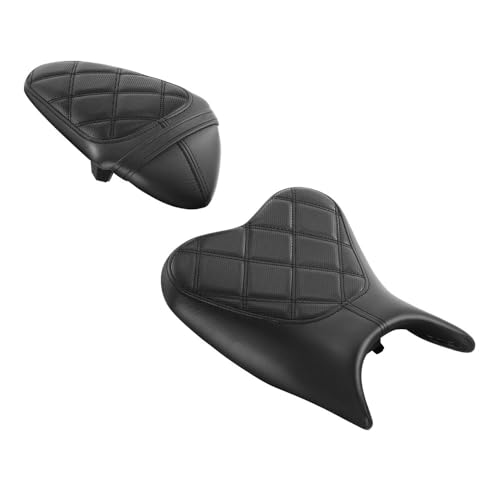 Asiento pasajero y piloto con tapizado antideslizante para moto de 400 cc series 2018-2024