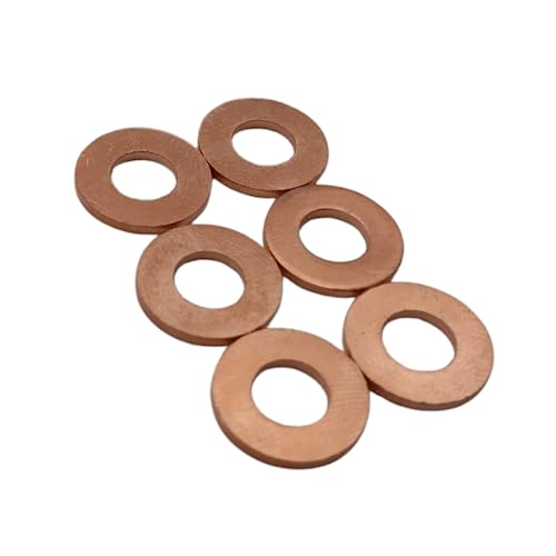 FOR BMW 530D 3.0 COMMON RAIL DIESEL INJECTOR COPPER WASHER SEAL x 6 CRW002