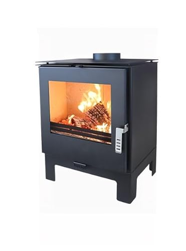 Estufa de leña Verso Kara L, 7,5 kW, eficiente estufa de leña para una calidez acogedora y un diseño elegante