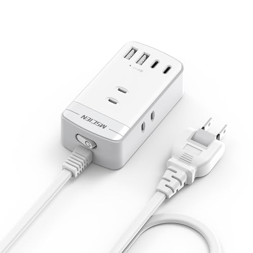 Amazon.co.jp: Mscien 延長コード 3m スイッチ付き 電源タップ 3