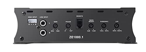 image for AUDIOZERONE Car Audio Amplifier ZE1000.1 2000W Monoblock Class D MOSFE