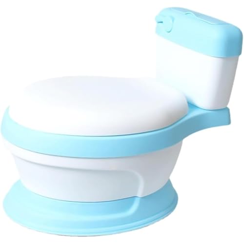 GrnArt 子供用おまる、子供用ビデ、男の子と女の子の赤ちゃん用小便器スツール、赤ちゃん用おまる小便器おまる、子供用シミュレーショントイレ、洋式便座トレーニングシート赤ちゃん6ヶ月?6年練習シート (ライトブルー)
