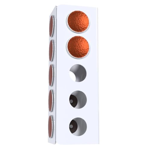 Suporte Porta Organizador De Mesa Tipo Torre Compatível com Até 20 Cápsulas de Café Nespresso