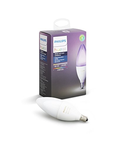 Philips Hue White and Color Decorative Candle 40W Dimmable Smart Bulb