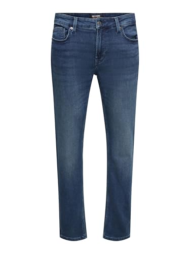 TOM TAILOR Herren 1029759 Jeans, 10282-Dark Stone Wash Denim, 34W / 32L