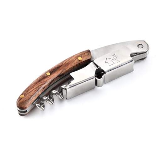 Accesorios De Bar, Kitchen MOCOFLY Sacacorchos Vino Profesional, Destapador de Vino con Cortador de Rebanador, Saca Corcho, Destapa Corchos, Descorchadores para Vino, para Sommelier,...