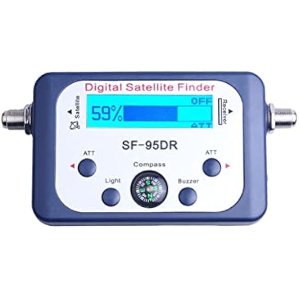 Odbiornik Satelitarny, Cyfrowy SF-95DR. Meter Satlink Receptor Satellite Finder telewizja Odbiornik sygnału SATFINDER LCD Wyświetlacz